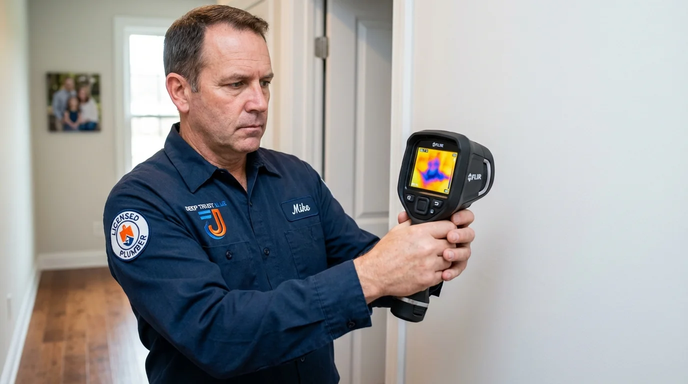 Thermal imaging leak detection by Johns Plumbing LLC in Rangely